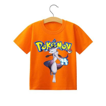 Pokemon Pikachu Kinder Sommer T-Shirts in vielen Motiven und Größen – Bild 30
