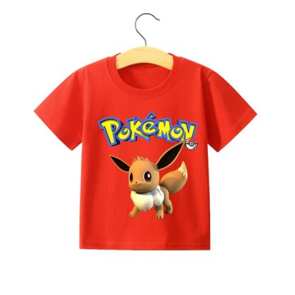 Pokemon Pikachu Kinder Sommer T-Shirts in vielen Motiven und Größen – Bild 33