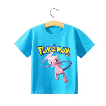 Pokemon Pikachu Kinder Sommer T-Shirts in vielen Motiven und Größen – Bild 42