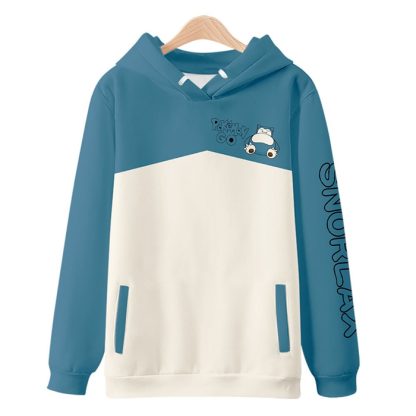Pokémon Snorlax Relaxo Sweatshirt Hoodie Langarm Hoodie für Männer – Bild 7