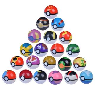 4 bis 20 Pokebälle mit Pokemon Figuren im Set (zufällige Wahl)