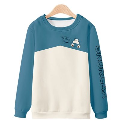 Pokémon Snorlax Relaxo Sweatshirt Hoodie Langarm Hoodie für Männer – Bild 10