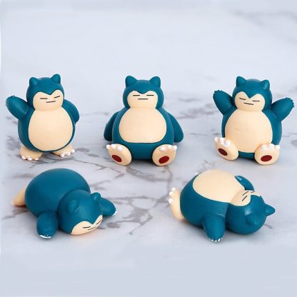 Relaxo Snorlax Figuren Set mit 5 Figuren
