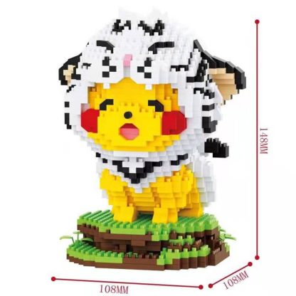 Pokémon 3D Bausatz Pikachu im Tigerkostüm – Bild 2
