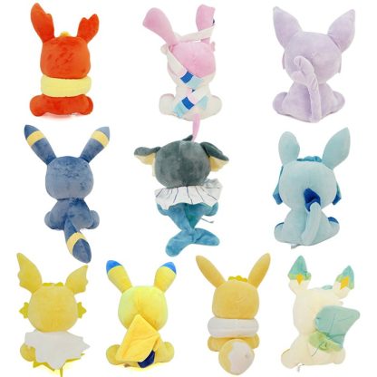 Plüschfiguren-Set Mini Pokémons, 10 Stück - Vaporeon Leafeon Umbreon Flareon Jolteon Glaceon Espeon Eevee Sylveon – Bild 2