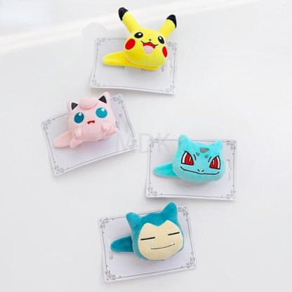 Pikachu, Bisasam, Relaxo oder Pummeluff Haarklammern – Bild 3