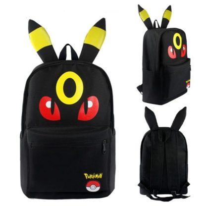 Pokémon Kinder Schul Rucksack mit Ohren in diversen Motiven – Bild 28