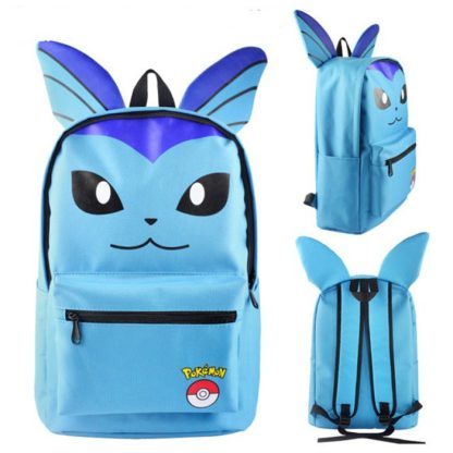 Pokémon Kinder Schul Rucksack mit Ohren in diversen Motiven – Bild 39