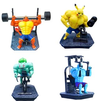 Pokemon Gym Muskel Figuren (ca. 16-17cm) diverse Motive