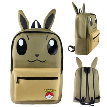 Pokémon Kinder Schul Rucksack mit Ohren in diversen Motiven – Bild 53