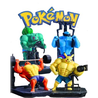 Pokemon Gym Muskel Figuren (ca. 16-17cm) diverse Motive – Bild 10