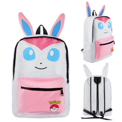 Pokémon Kinder Schul Rucksack mit Ohren in diversen Motiven – Bild 60