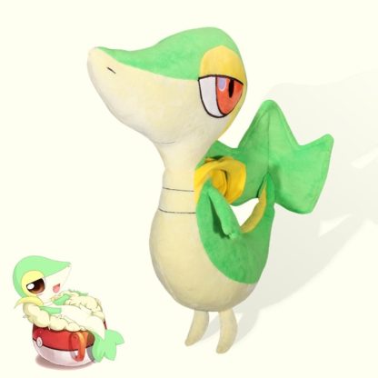 Serpifeu Snivy Kuscheltier Pokemon (ca. 40cm) – Bild 5
