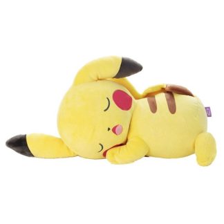Lieblicher schlafendes Pikachu Plüschtier Pokemon (ca. 40cm)