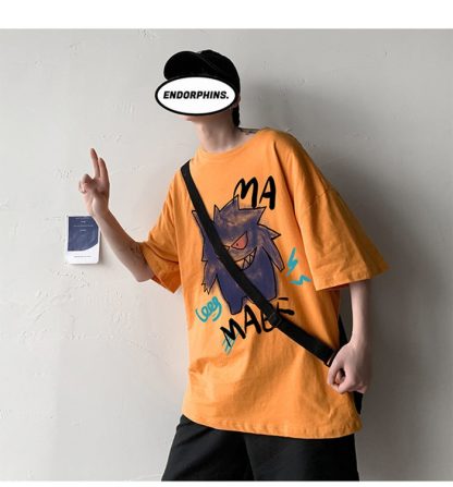 Cooles Oversize T-Shirt mit Pokémon Gengar Print – Bild 14