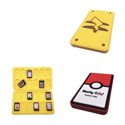 Tragetasche Schutzcase für 24 Switch Spiele im Pokemon Design