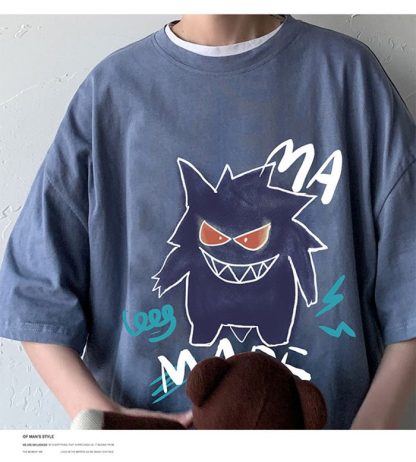Cooles Oversize T-Shirt mit Pokémon Gengar Print – Bild 26