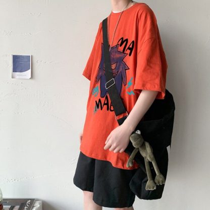 Cooles Oversize T-Shirt mit Pokémon Gengar Print – Bild 37