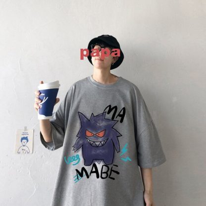Cooles Oversize T-Shirt mit Pokémon Gengar Print – Bild 38