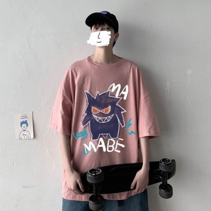 Cooles Oversize T-Shirt mit Pokémon Gengar Print – Bild 43