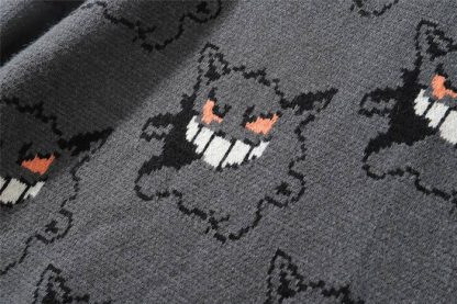 Stylisher Pokemon Gengar Oversize Pullover Kleidung – Bild 5