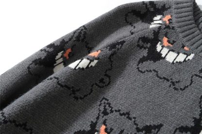 Stylisher Pokemon Gengar Oversize Pullover Kleidung – Bild 12