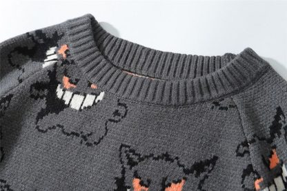 Stylisher Pokemon Gengar Oversize Pullover Kleidung – Bild 14