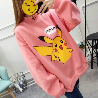 Stylisher Pokemon Pikachu Sweater Überlänge – Bild 11