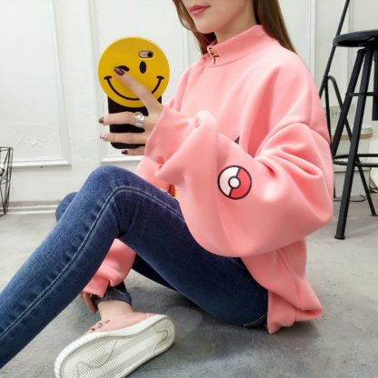 Stylisher Pokemon Pikachu Sweater Überlänge – Bild 13