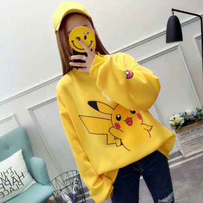 Stylisher Pokemon Pikachu Sweater Überlänge – Bild 15