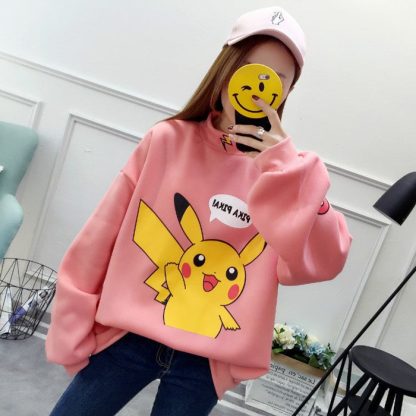 Stylisher Pokemon Pikachu Sweater Überlänge – Bild 16