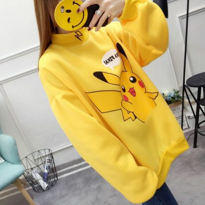 Stylisher Pokemon Pikachu Sweater Überlänge – Bild 18