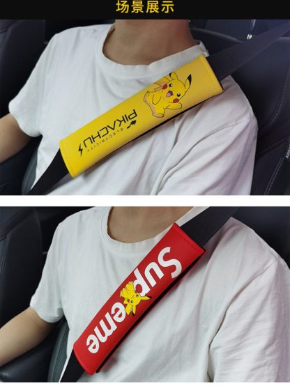 Auto Sitzgurt Cover im Pikachu oder Pokemon Design – Bild 4