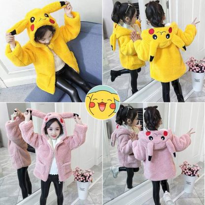 Pokemon Pikachu Kinder Kapuzenjacke Hoodie – Bild 2