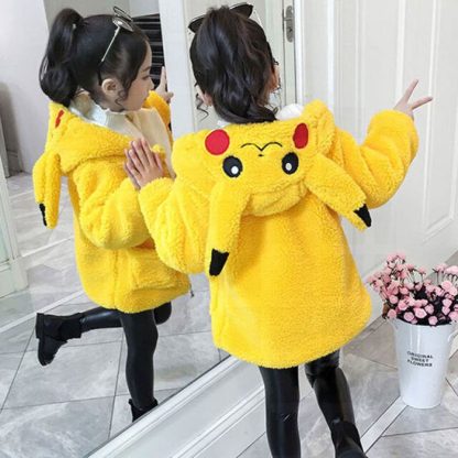 Pokemon Pikachu Kinder Kapuzenjacke Hoodie – Bild 3