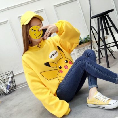Stylisher Pokemon Pikachu Sweater Überlänge – Bild 22