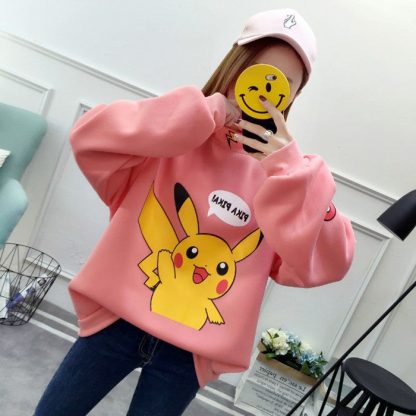 Stylisher Pokemon Pikachu Sweater Überlänge – Bild 24