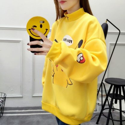 Stylisher Pokemon Pikachu Sweater Überlänge – Bild 28