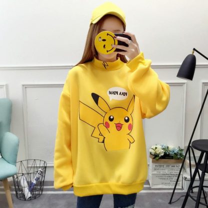 Stylisher Pokemon Pikachu Sweater Überlänge – Bild 29