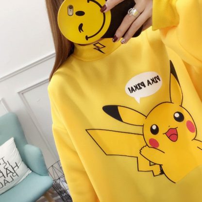 Stylisher Pokemon Pikachu Sweater Überlänge – Bild 30