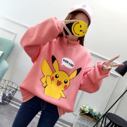 Stylisher Pokemon Pikachu Sweater Überlänge – Bild 31