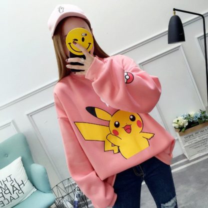 Stylisher Pokemon Pikachu Sweater Überlänge – Bild 32
