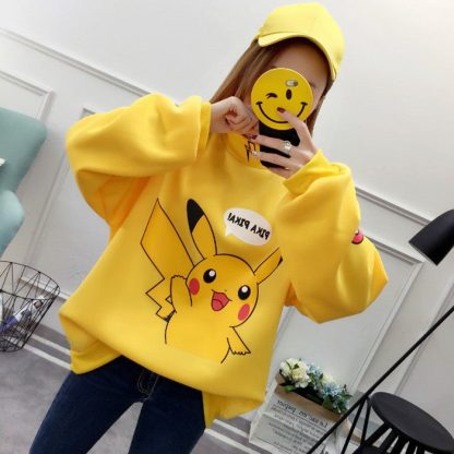 Stylisher Pokemon Pikachu Sweater Überlänge – Bild 35