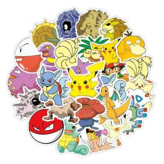 Pokémon Sticker Aufkleber - 50 oder 100 Stück