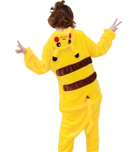 Pikachu Kostüm Onesie für Kinder – Bild 4