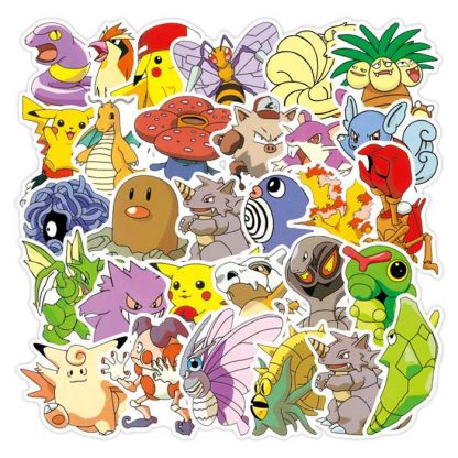 Pokémon Sticker Aufkleber - 50 oder 100 Stück – Bild 3