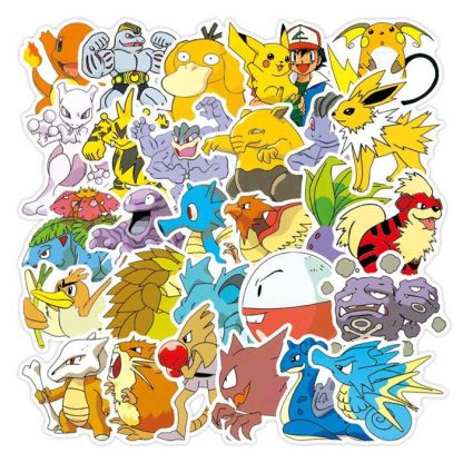 Pokémon Sticker Aufkleber - 50 oder 100 Stück – Bild 7