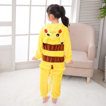 Pikachu Kostüm Onesie für Kinder – Bild 14