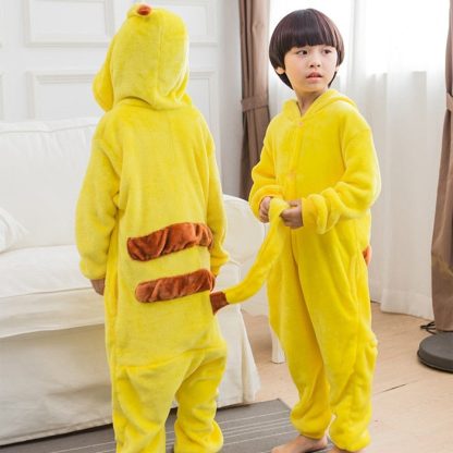 Pikachu Kostüm Onesie für Kinder – Bild 18
