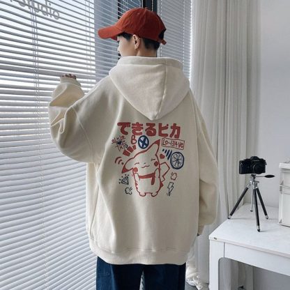 Unisex Oversize Hoodie mit Pokémon Backprint – Bild 4